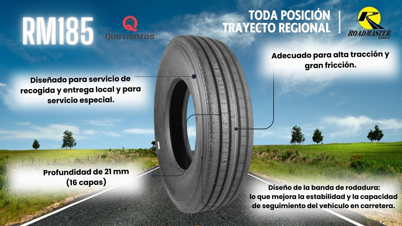 caracteristicas de la roadmaster rm185
